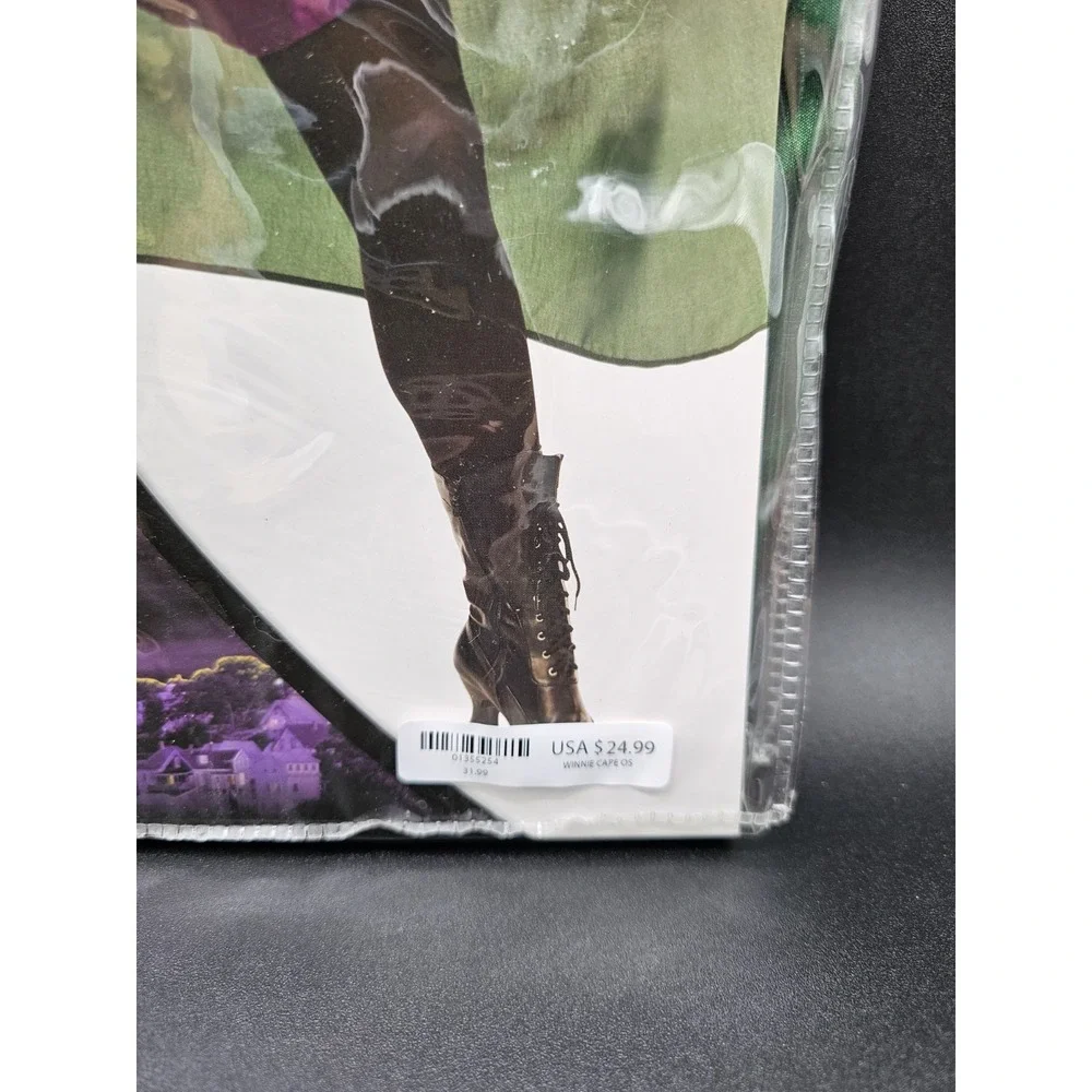 Hocus Pocus‎ Halloween Costume Winifred Sanderson's Cape W/ Hood Adult One Size - Picture 3 of 8